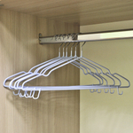 Набор металлических вешалок 6шт, цвет голубой