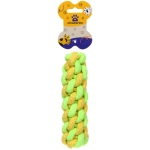 Игрушка - когтеточка для кошек и собак «Кукуруза», цвет желтый, 22см / d-3.5см