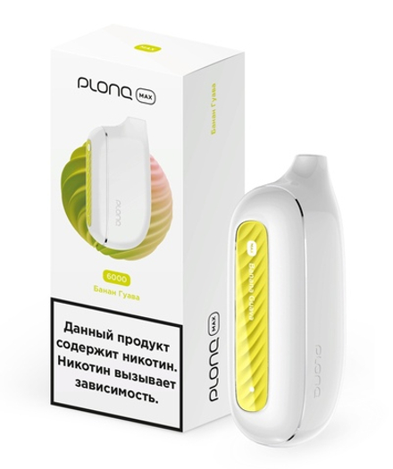 Plonq Max Банан гуава 6000 затяжек 20мг (2%)