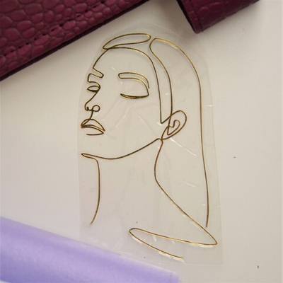 Картинка из термотрансферной пленки "Девушка 8"