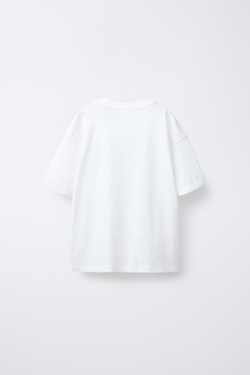 ZARA ФУТБОЛКА С ПРИНТОМ NIRVANA ®, БЕЛЫЙ