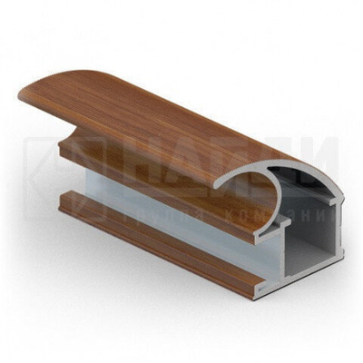 Вертикальный профиль С-crimp (5,40 м) Вишня