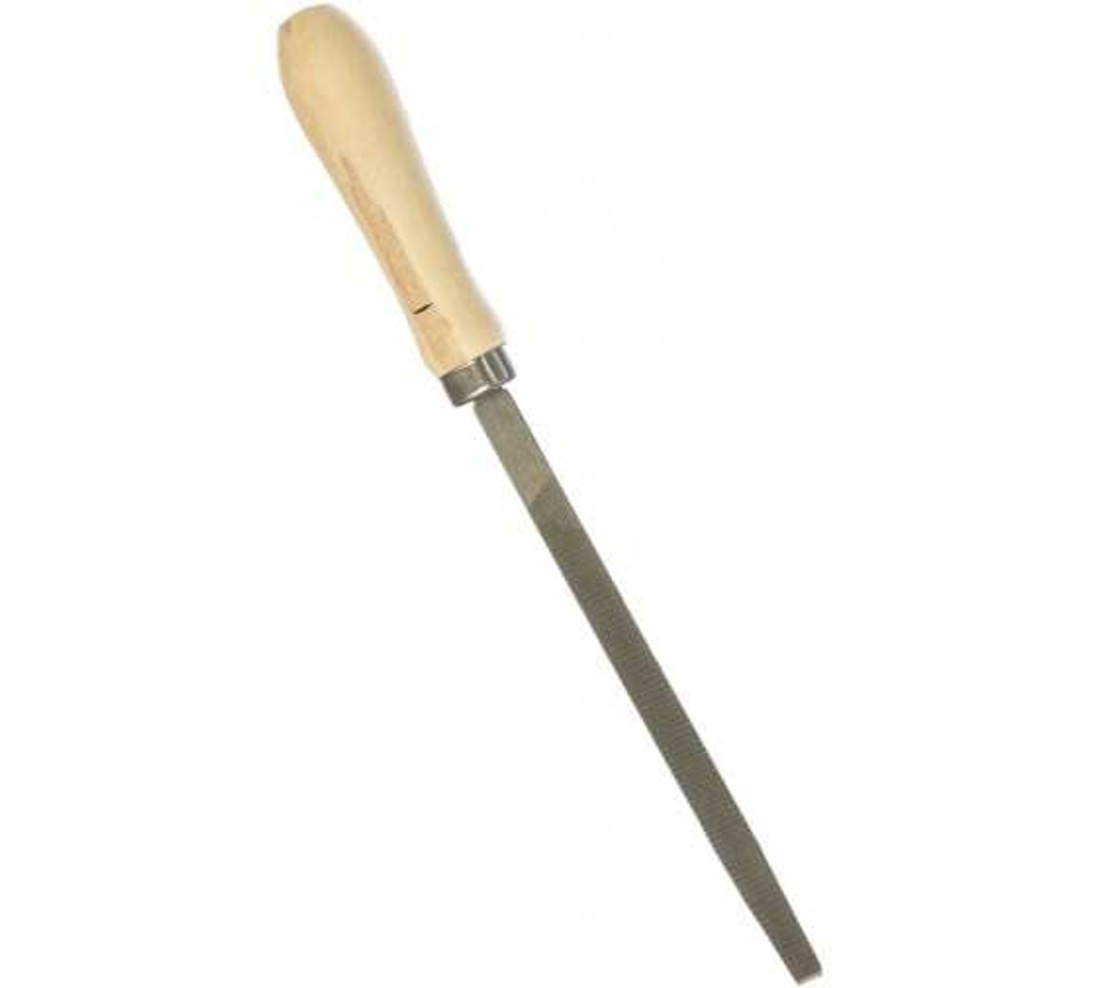 НАПИЛЬНИК СИБРТЕХ ТРЕХГРАННЫЙ ДЕРЕВ/РУЧКА 150ММ 16023