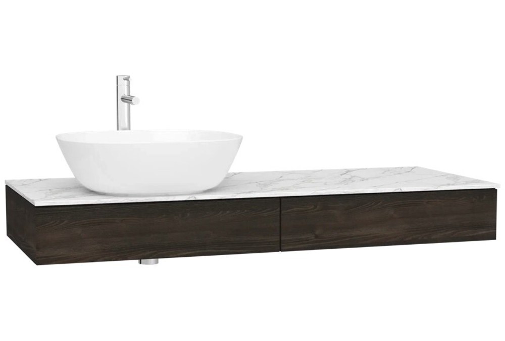 Тумба с раковиной VitrA Origin 120 см L 65680, темный вяз
