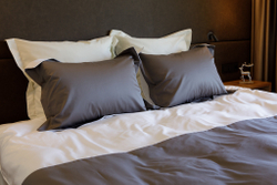 Постельное белье семейное Von der Thannen Twist grey&white