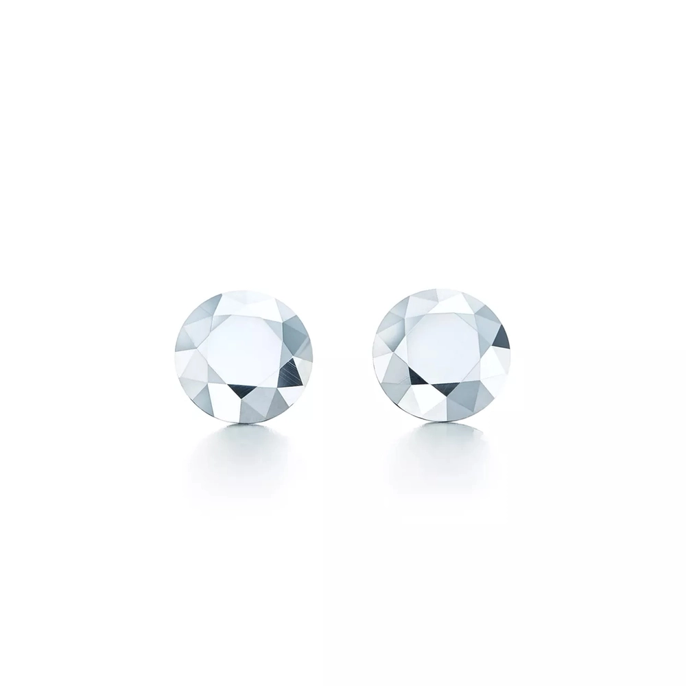 Серьги из серебра 925, Tiffany 💎Two carat