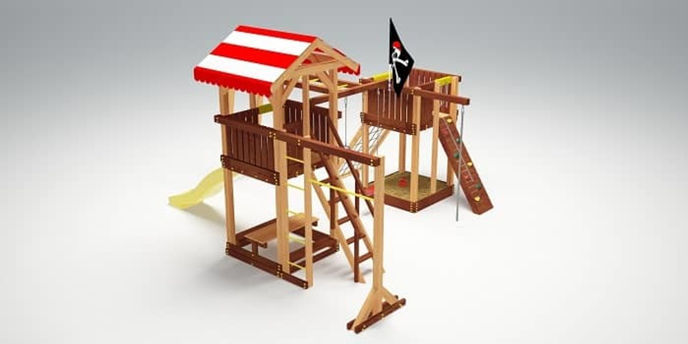 Деревянная детская площадка Савушка "4 сезона" - 8