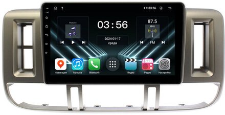 Магнитола для Nissan X-Trail T30 2000-2003 - FarCar DX9-7010F3 монитор 9" IPS на Android 13, 4+64Гб, CarPlay
