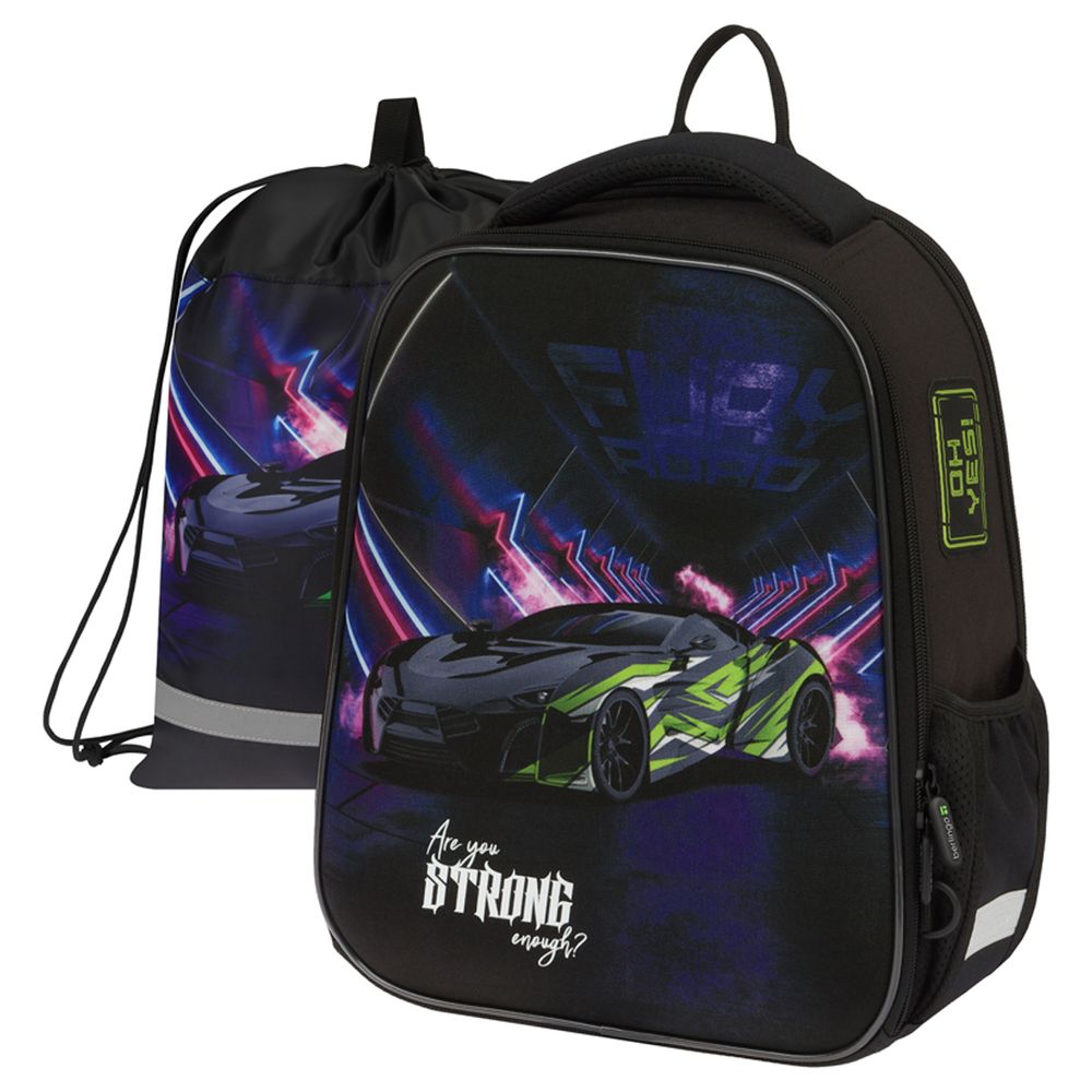 Ранец Berlingo Expert Mini Fury road 36х27х14см, 2 отд., анатомическая спинка, с мешком д/обуви