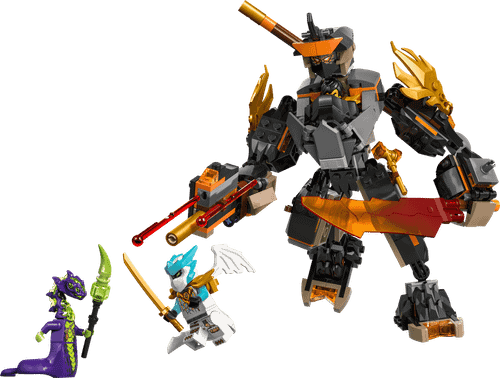 Конструктор LEGO Ninjago 71854 Cole's Mission Mech & Dragon Zane