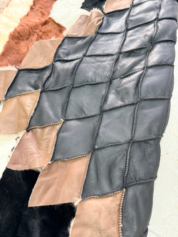 Покрывало меховое ковер из шкуры овчины