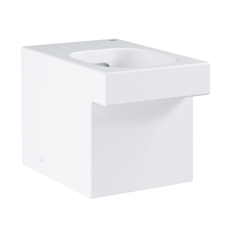 УНИТАЗ НАПОЛЬНЫЙ ПРИСТАВНОЙ БЕЗОБОДКОВЫЙ GROHE CUBE CERAMIC 3948500H