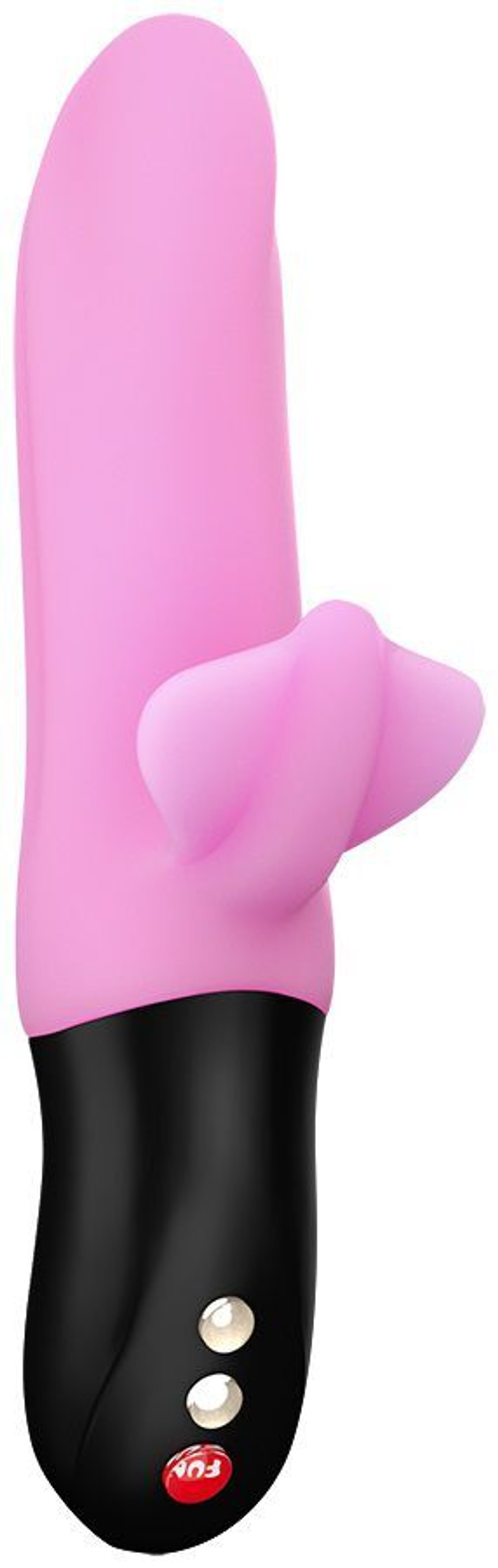Нежно-розовый пульсатор с клиторальным лепестком Bi Stronic Fusion - 21,5 см. (Цвет: нежно-розовый)