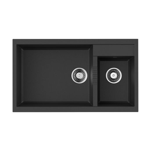 Купить Мойка Omoikiri Tedori 86-2-LB-BL Tetogranit | Черный