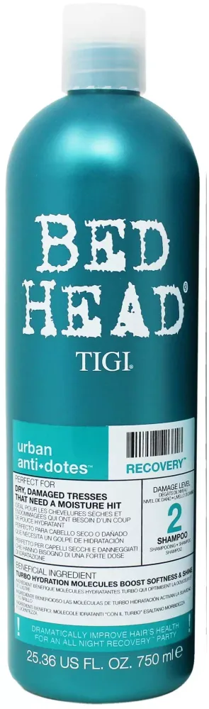 Tigi Urban Anti+dotes 2 Recovery - Шампунь для поврежденных волос, 750 мл