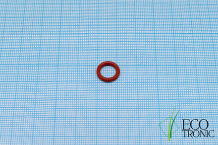 Уплотнительное кольцо 1 см красное