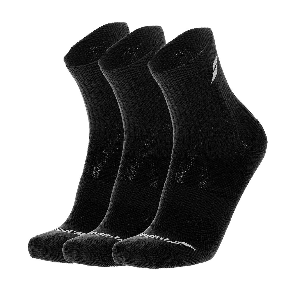 Одежда для тенниса Носки унисекс Носки унисекс BABOLAT JUNIOR SOCKS 3P .