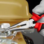 Длинногубцы прямые, 180 мм, хром-ванадий, двухкомпонентные рукоятки Matrix