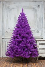 Искусственная фиолетовая елка «Прованс» (пвх) 150 см / 1.5 м