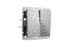 Выключатель Werkel Hammer 2 клавиши серебряный 36306