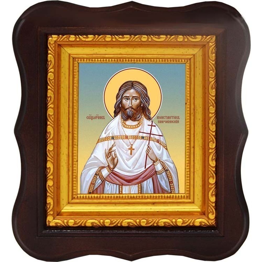 Константин Широкинский священномученик пресвитер. Икона на холсте.