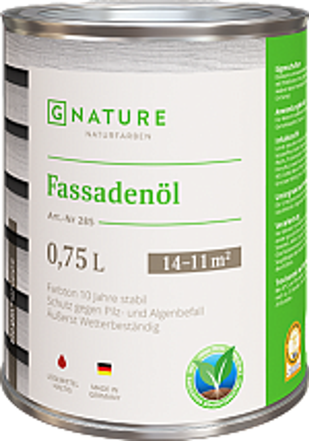 Gnature 285 Fassadenöl Масло для фасадов (металлик)