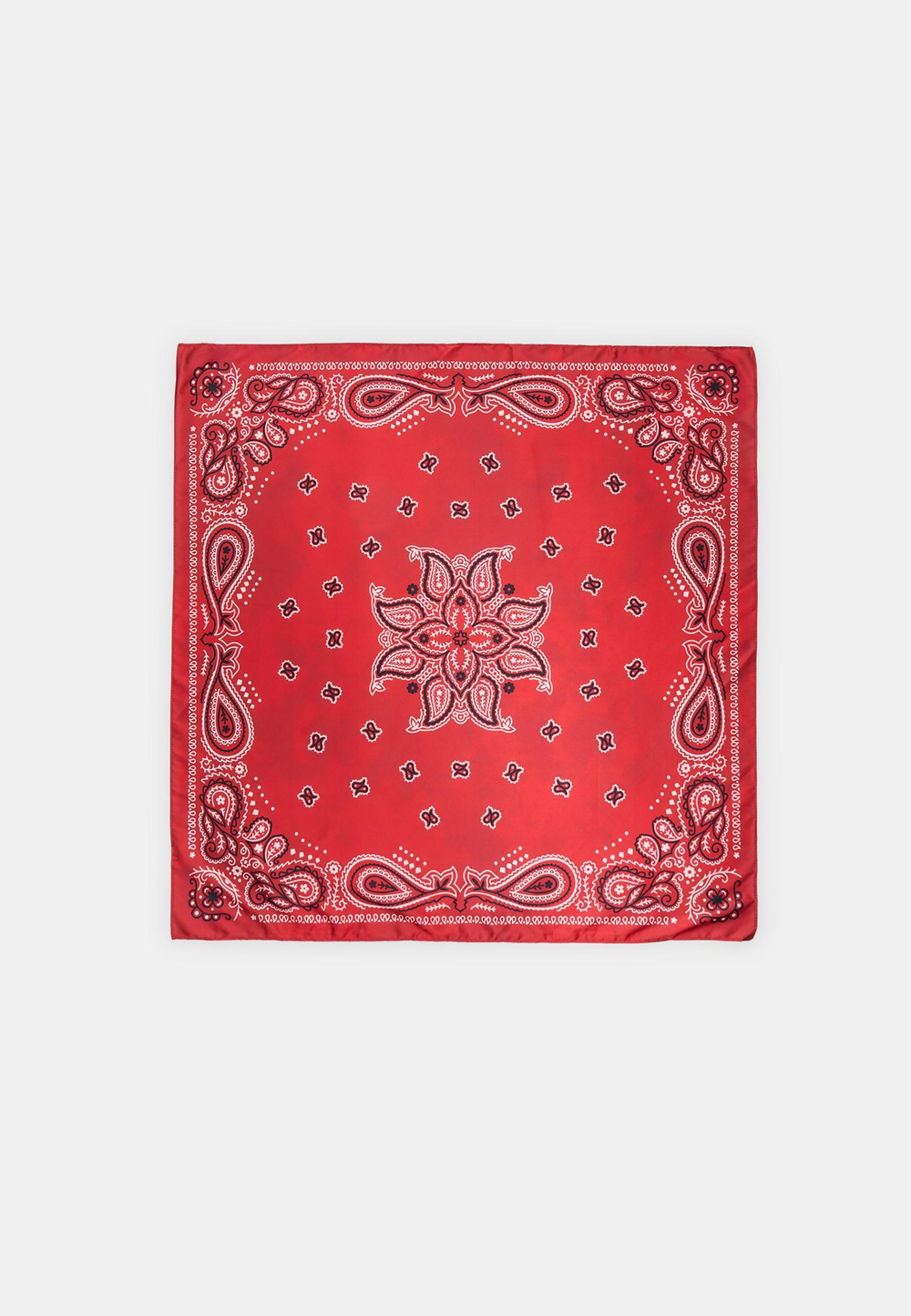 STRADIVARIUS Паток с принтом, красный