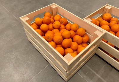 Подарочный ящик с мандаринами, 10 кг