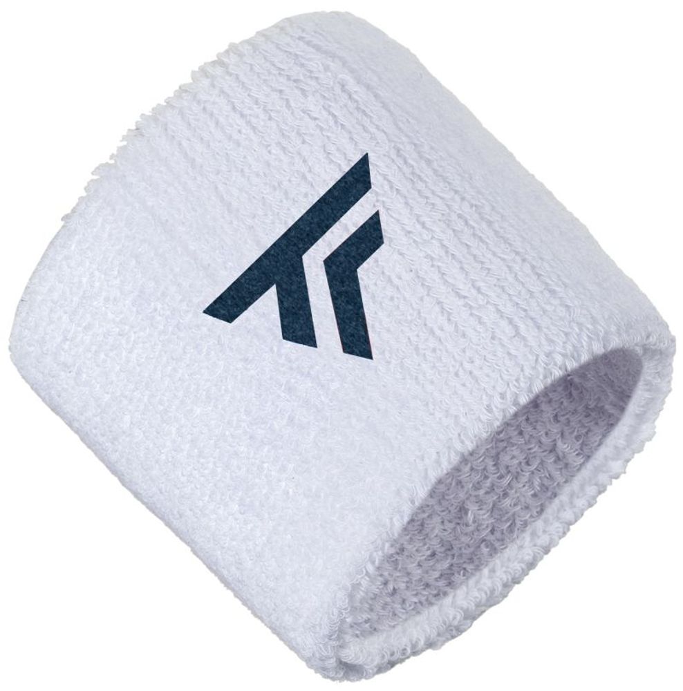 Напульсник теннисный Tecnifibre Wristband 2P - white/navy