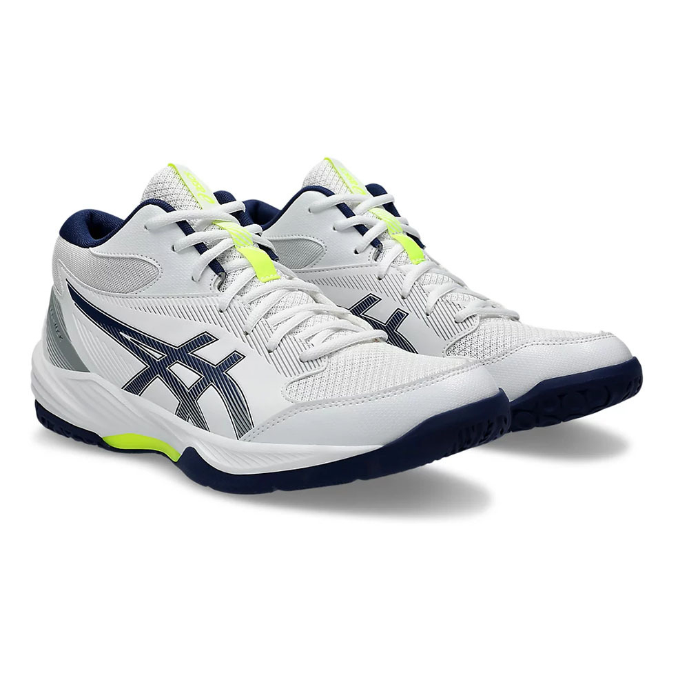 Кроссовки волейбольные мужские ASICS Gel-Task MT 4 1071A102 100, р.11,5(рос.44.5), бело-синий