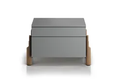 Тумба прикроватная Basic 2 ящика ширина 60 см (серый)