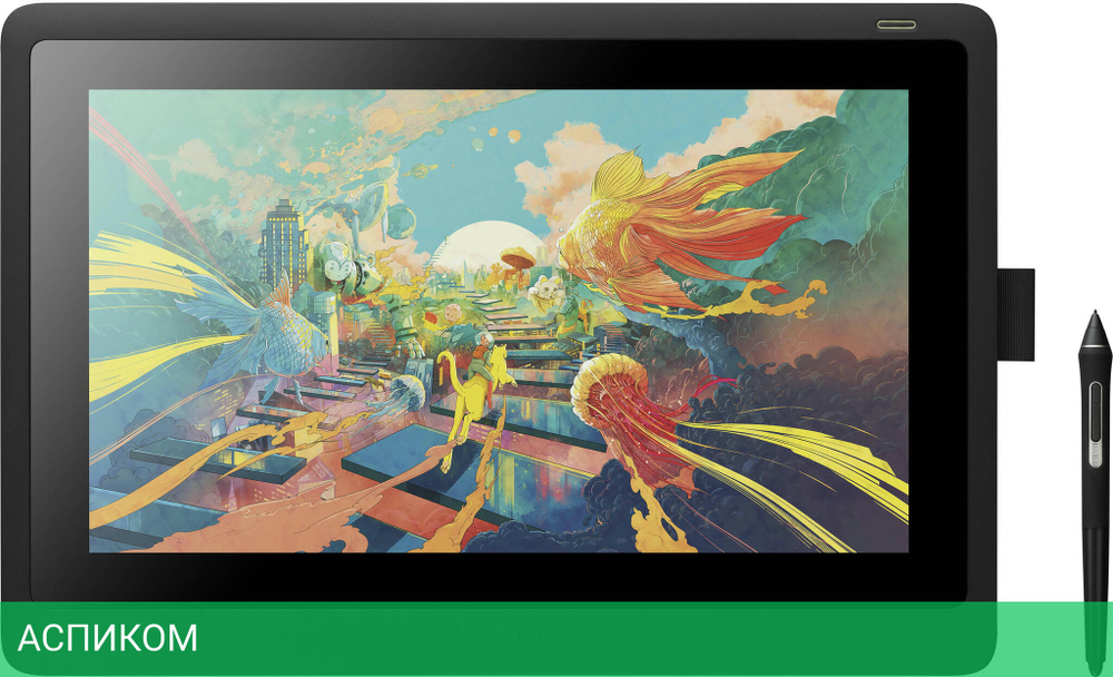 Графический планшет Wacom Cintiq черный (DTK1660K0B)