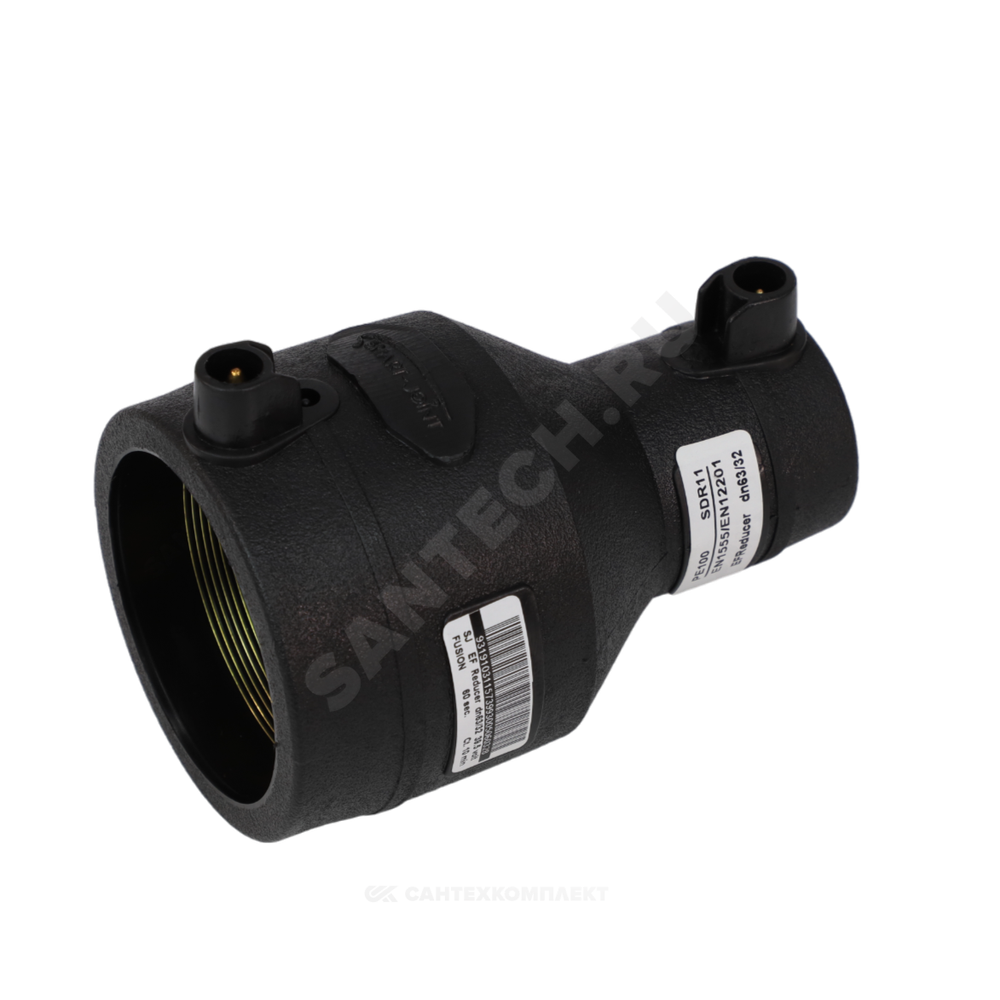 Переход электросварной ПЭ100 Дн 32х25 Ру16 SDR11 SMART JOINT EFR3225A