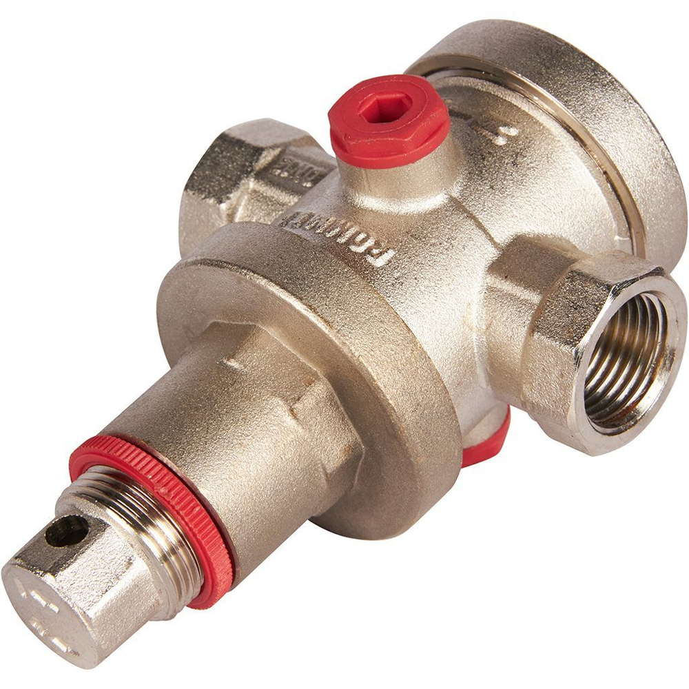 Редуктор давления PN25 1/2" вн/вн с выходом под манометр ROMMER (RVS-0008-000015)