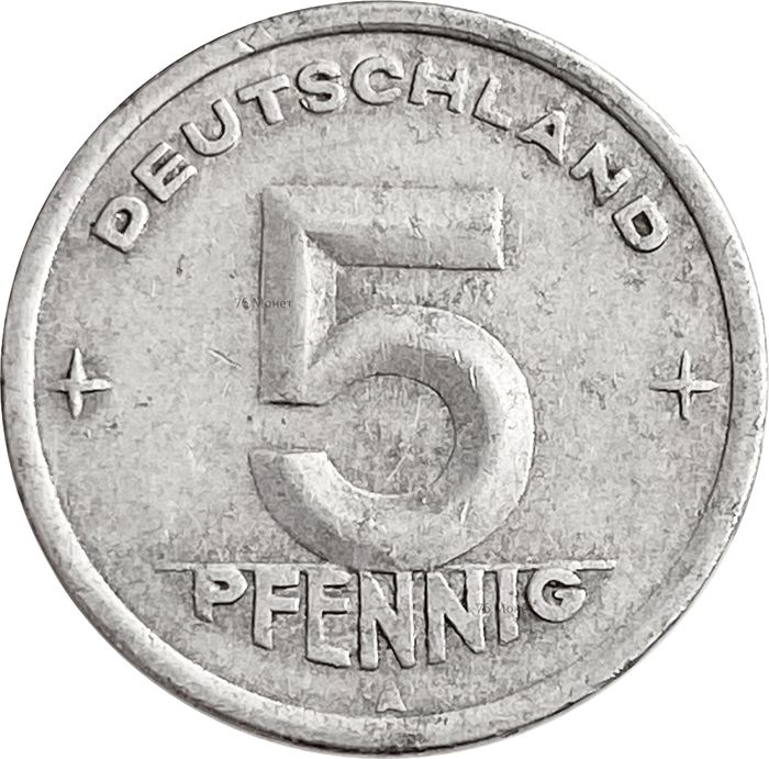 5 пфеннигов 1948 Германия (ГДР)