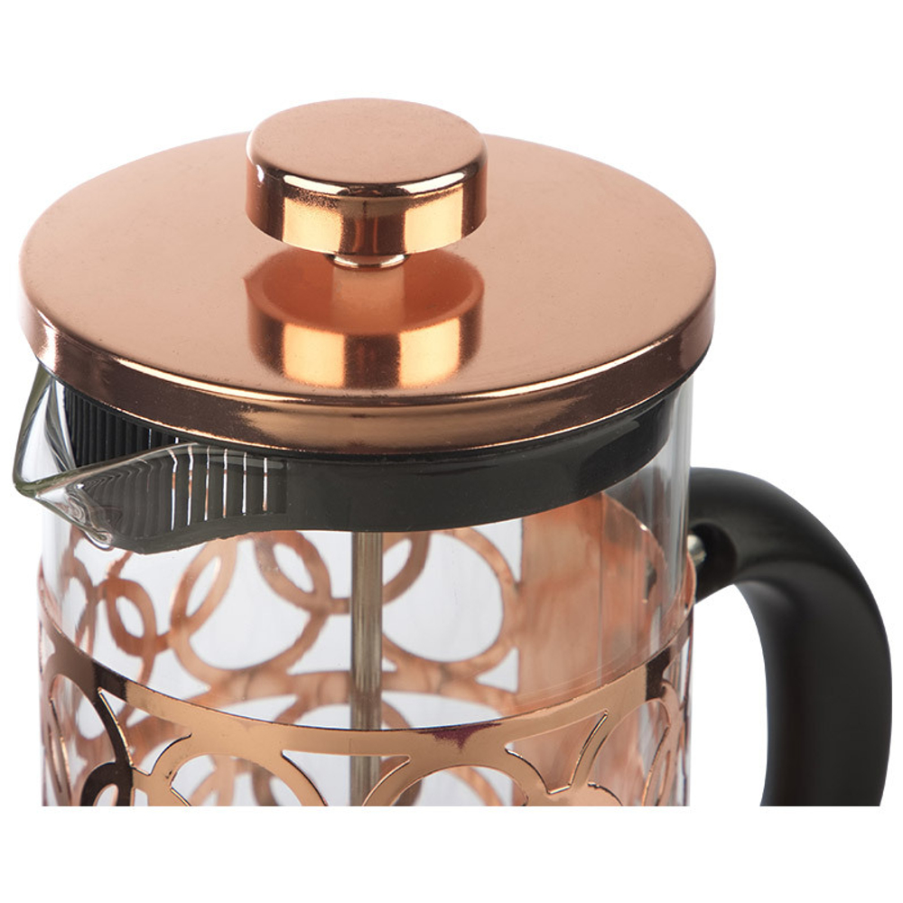 Чайник/кофейник (кофе-пресс), BRONZO, объем: 600 мл (медный) 950154-SK