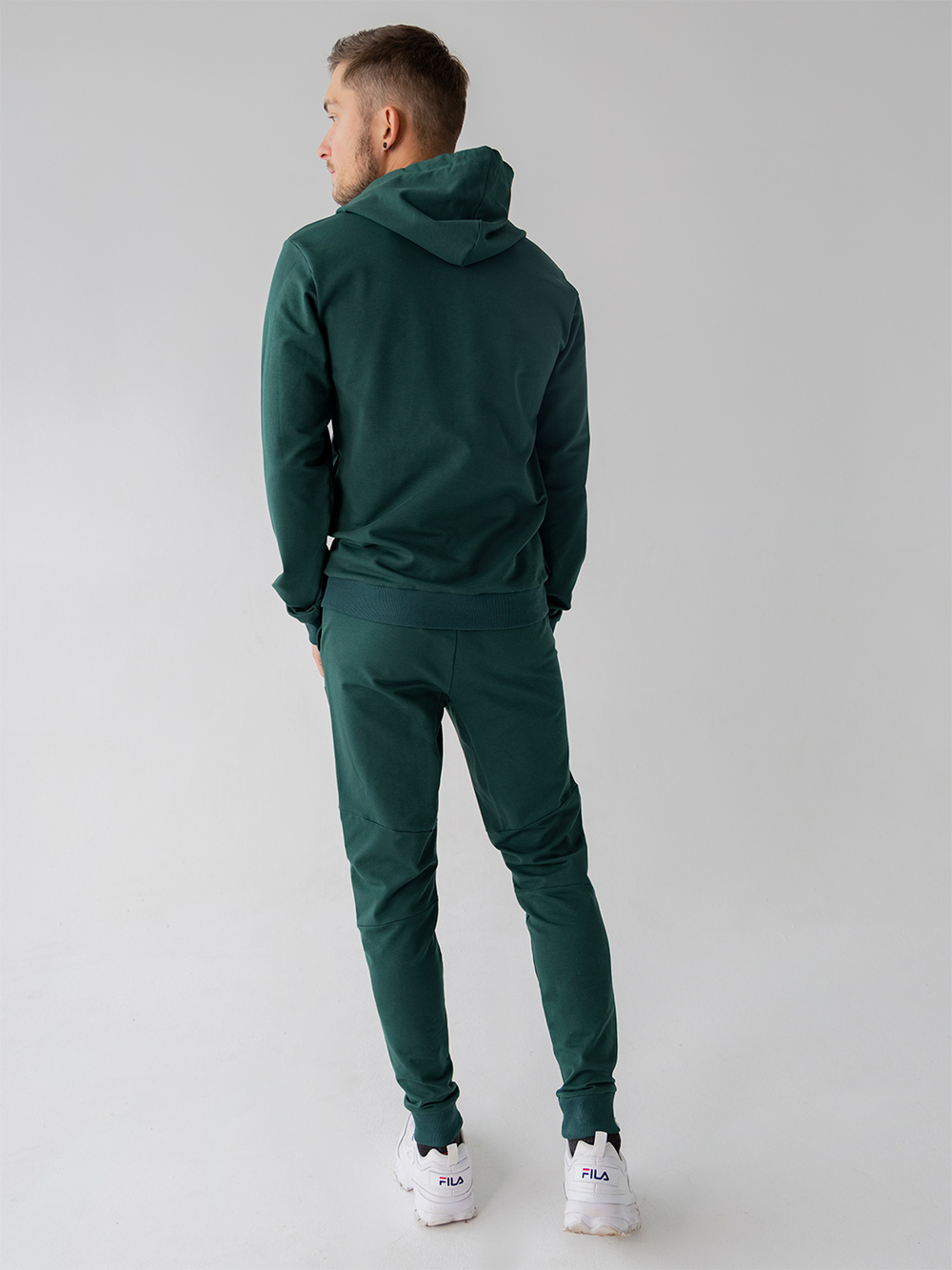 Худи мужское спортивное Город Горький зеленое