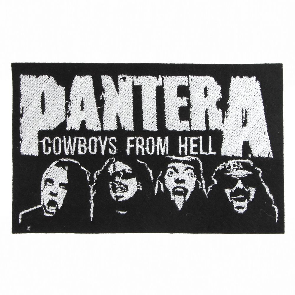 Нашивка с вышивкой группы Pantera