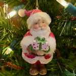 Дед Мороз в винтажном стиле 10 см