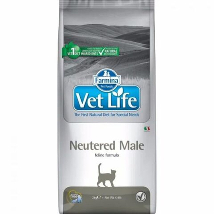 Сухой корм FARMINA Vet Life Cat Neutered Male для взрослых кастрированных котов - 0,4 кг