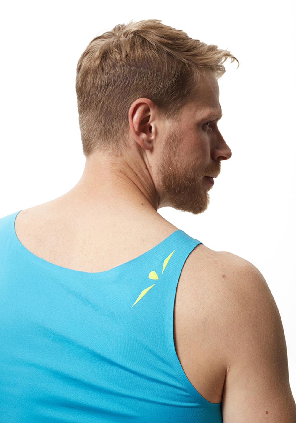МАЙКА МУЖСКАЯ TOP TANK | SKYBLUE YELLOW