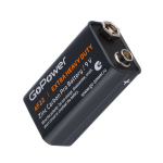 Батарейка Крона 6F22 SR-1 Gopower Extra Heavy Duty 9 (1шт)