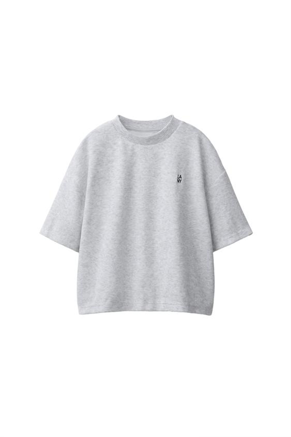 ZARA КОМПЛЕКТ ИЗ ФУТБОЛКИ И ШОРТОВ ИЗ МАХРОВОЙ ТКАНИ, СЕРЫЙ МЕЛАНЖ
