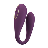 Лиловый вибратор для двоих с управлением через приложение Pretty Love Vibrator August Purple BI-014582HP-1