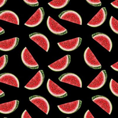 Арбузы акварель