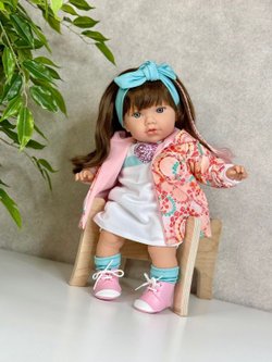 Кукла Marina and Pau 45cм Alina мягконабивная (M795K)