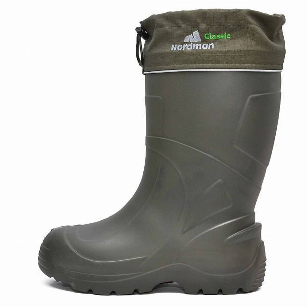 Сапоги Nordman Classic Pro до -50 ºС с меховым вкладышем (черные/оливковые)