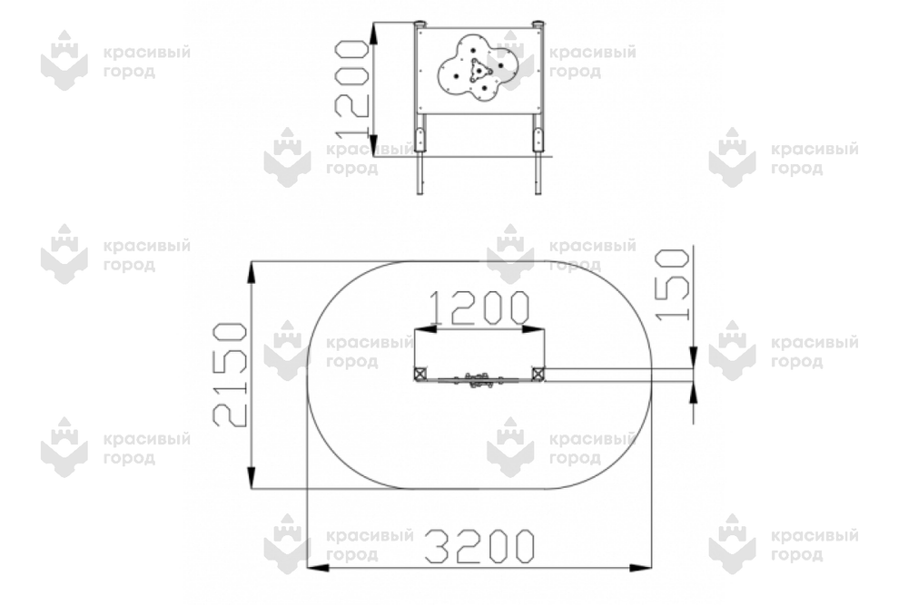 Стойка Вращающиеся фигуры