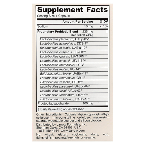 Jarrow Formulas, Fem-Dophilus® Ultra, 30 растительных капсул