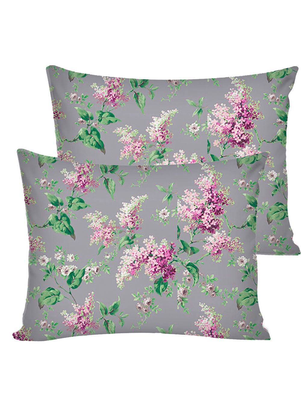 Постельное белье перкаль Сказка "Сирень" 2-спальное Наволочка 50х70 см 2 шт Простынь на резинке 160x200 см Пододеяльник 175x215 см